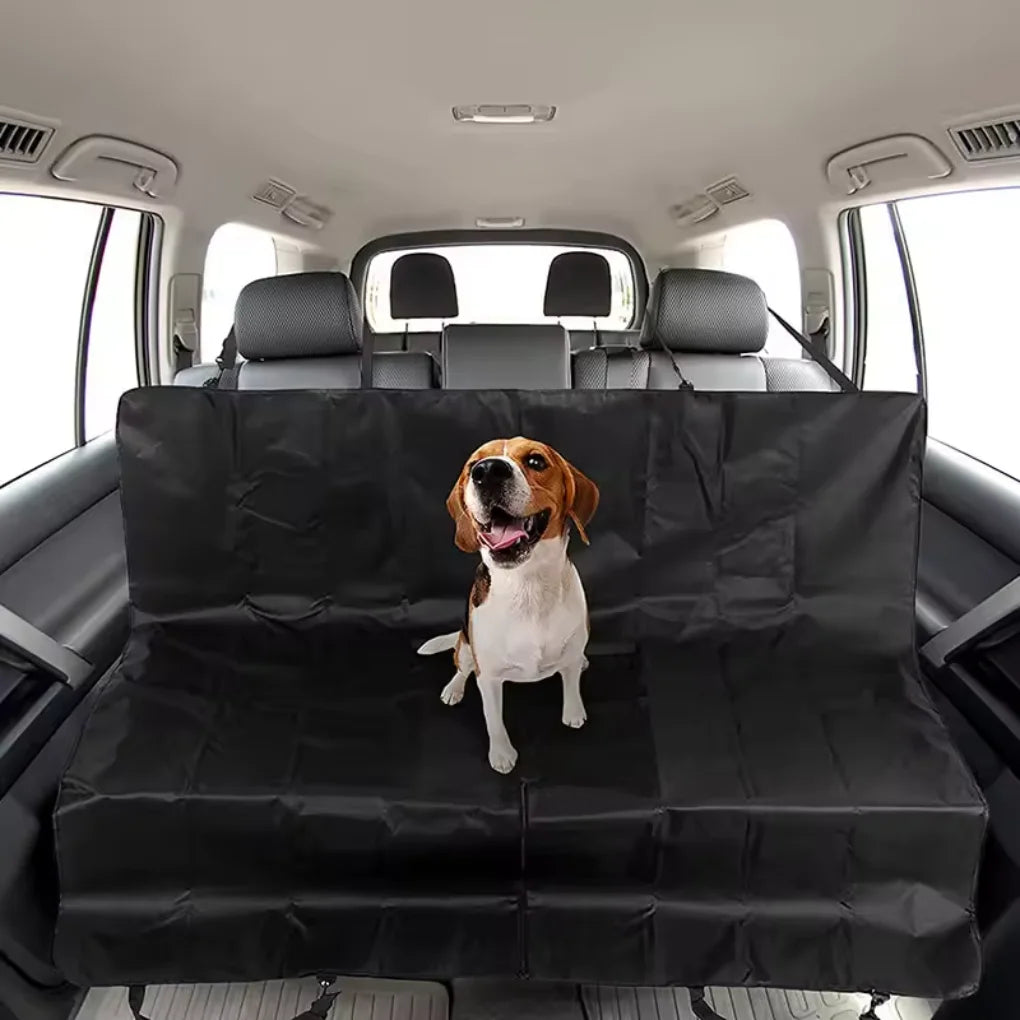 Almofada para carro e cachorro, capa de assento traseiro à prova d'água