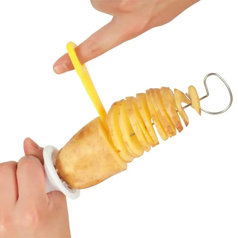 Cortador espiral de batata