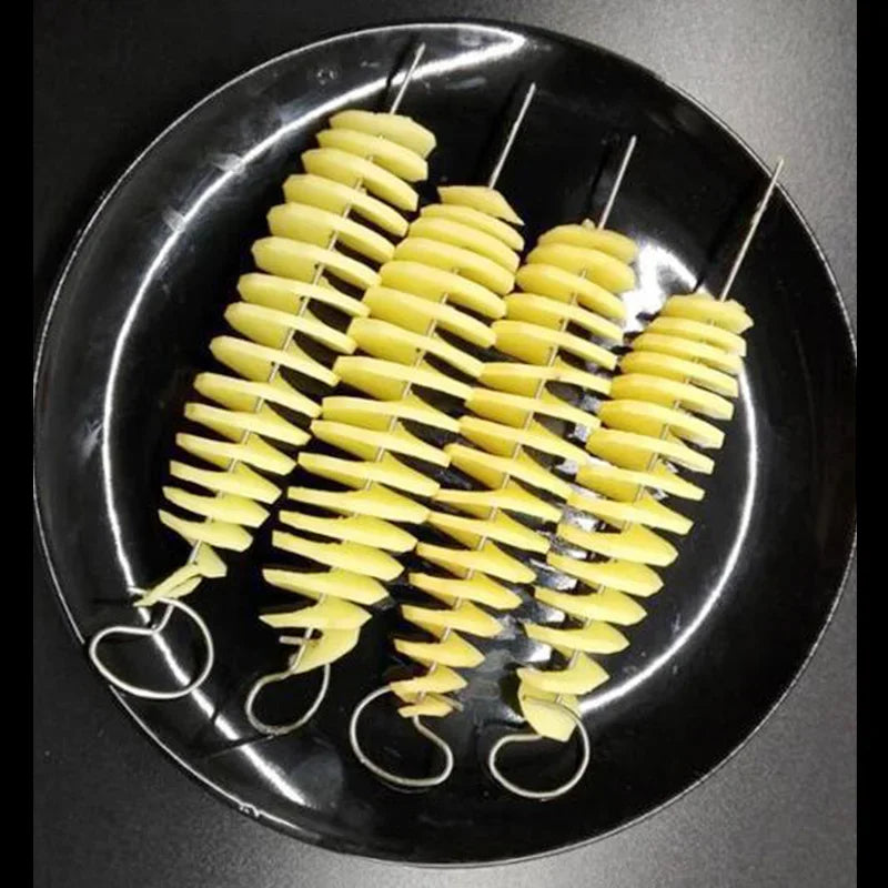 Cortador espiral de batata