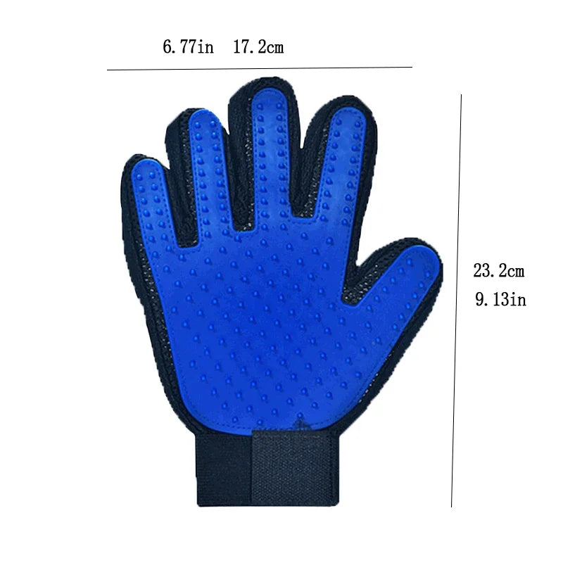 Luvas de silicone para animais de estimação
