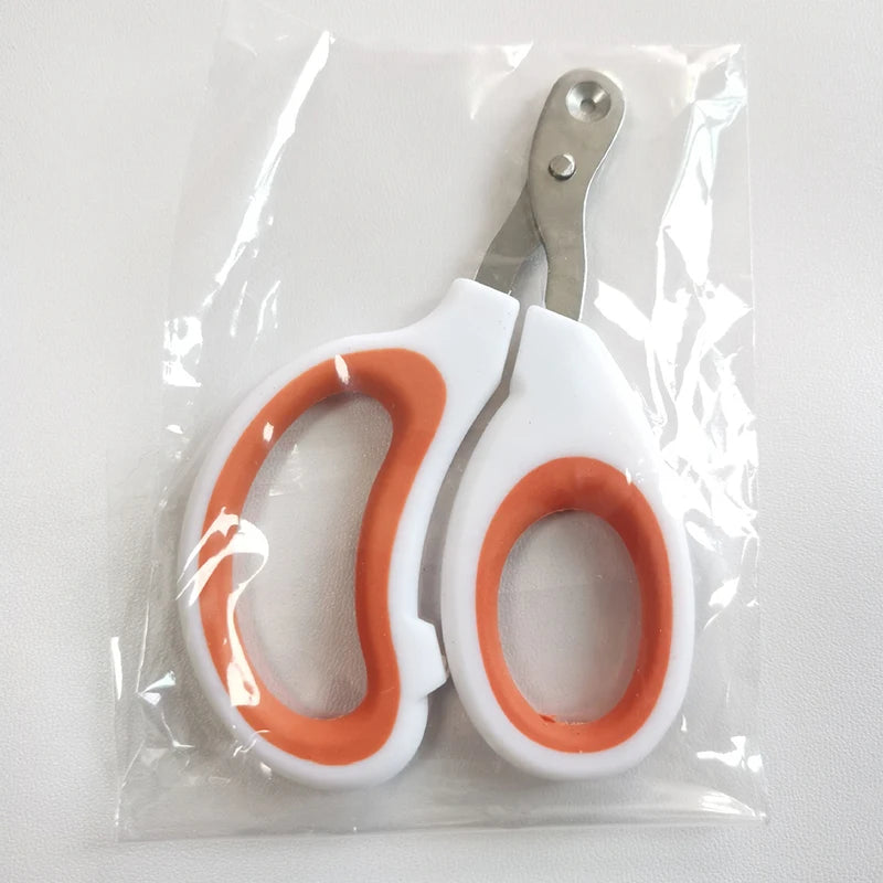 Cortador de unhas profissional para gatos e cachorros pequenos, aço inoxidável.
