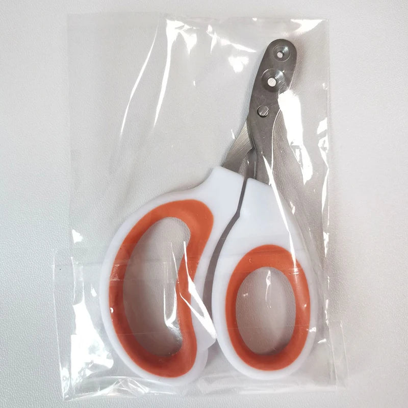 Cortador de unhas profissional para gatos e cachorros pequenos, aço inoxidável.