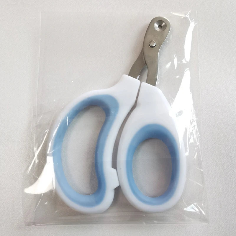 Cortador de unhas profissional para gatos e cachorros pequenos, aço inoxidável.