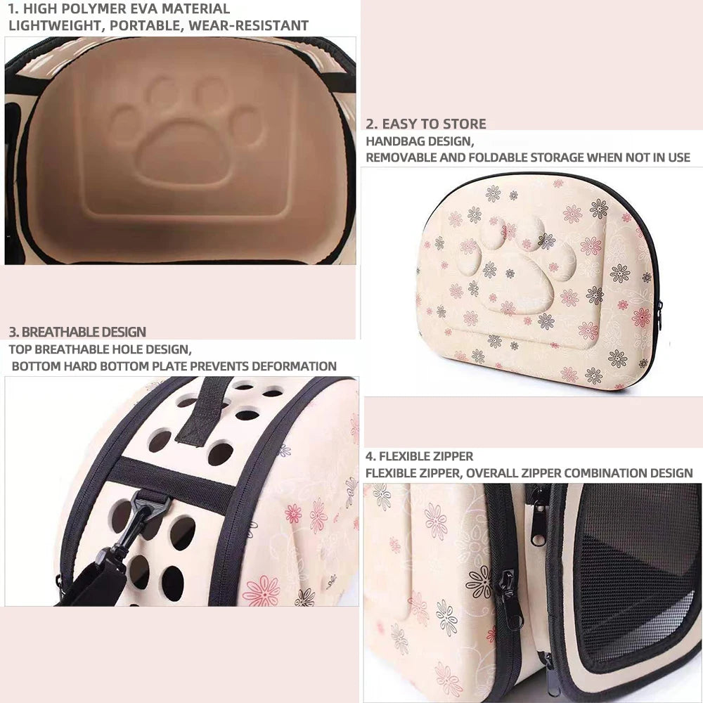 Bolsas para gatos, bolsa de malha respirável para filhotes e gatinhos, viagens ao ar livre