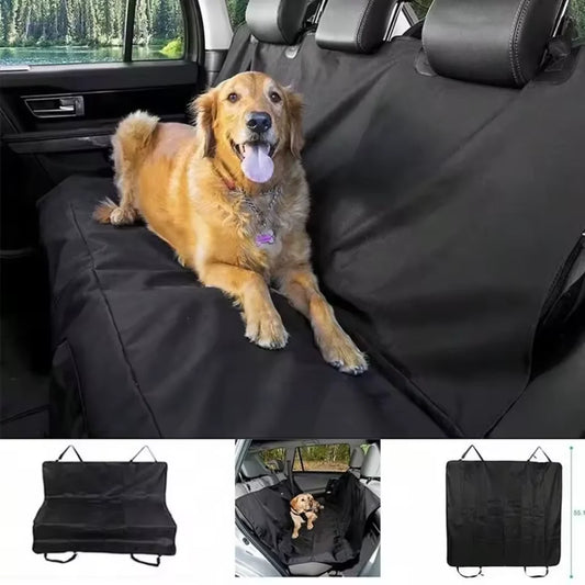 Almofada para carro e cachorro, capa de assento traseiro à prova d'água