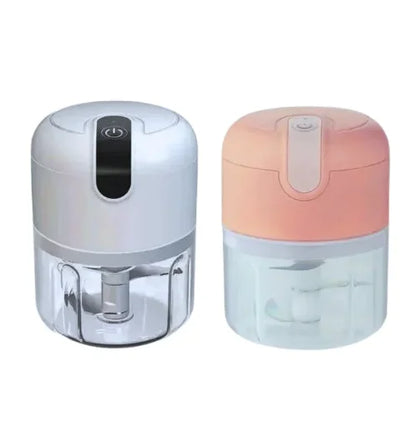 Mini Processador de Alimentos Elétrico Portátil 3 Lâminas USB 250 ml Bivolt