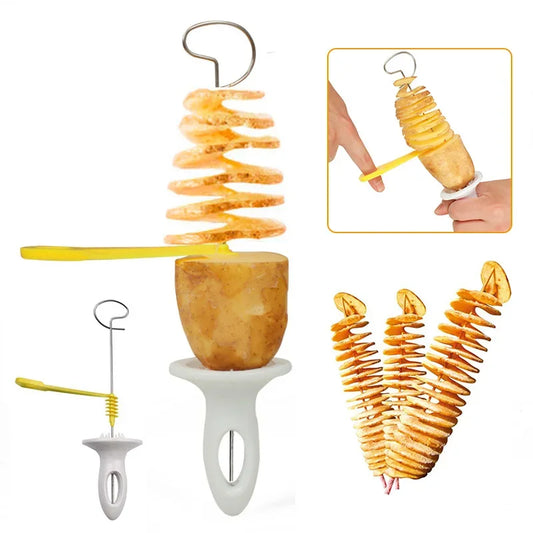 Cortador espiral de batata
