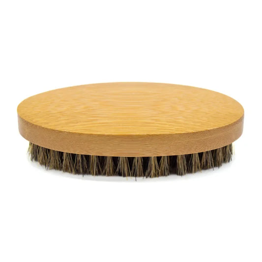 Escova de barba com cerdas de javali natural
